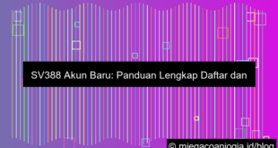 ilustrasi sv388 akun baru