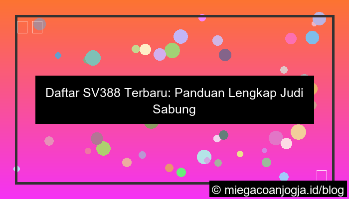 sv388 daftar terbaru