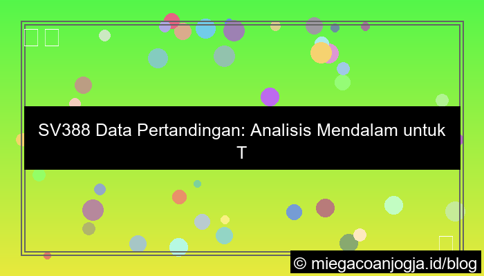 gambar sv388 data pertandingan
