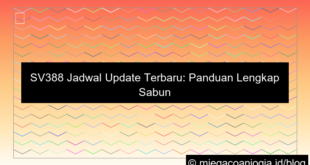 sv388 jadwal update