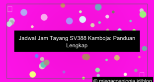 sv388 jam tayang cambodia