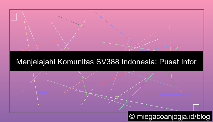grafik sv388 komunitas indonesia