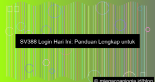 visual sv388 login hari ini