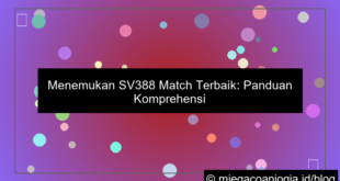ilustrasi sv388 match terbaik