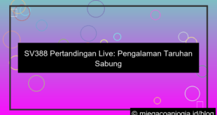 ilustrasi sv388 pertandingan live