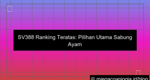 sv388 ranking teratas