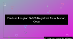 visual sv388 registrasi akun
