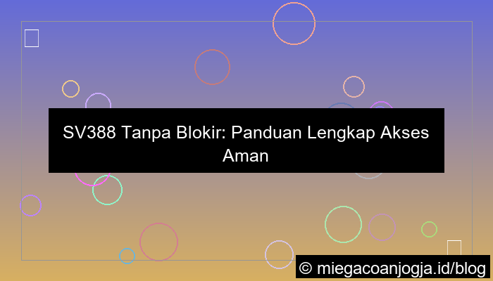 sv388 tanpa blokir