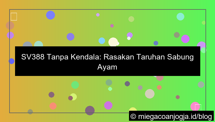 gambar sv388 tanpa kendala
