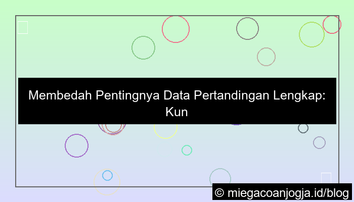 ilustrasi wala meron data pertandingan lengkap