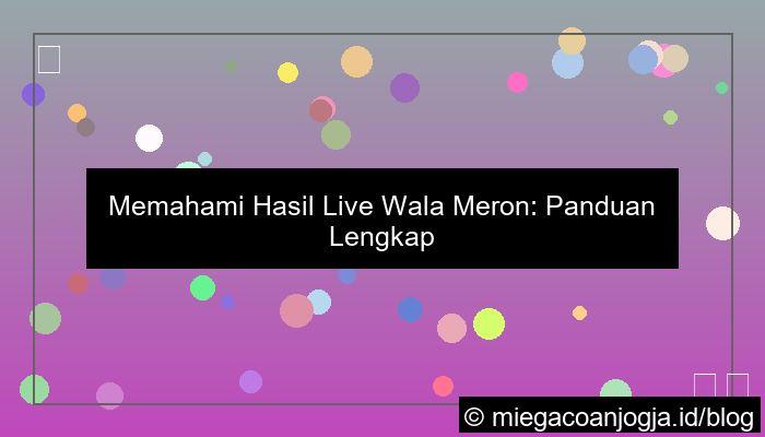 wala meron hasil live