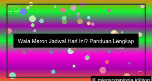 visual wala meron jadwal hari ini