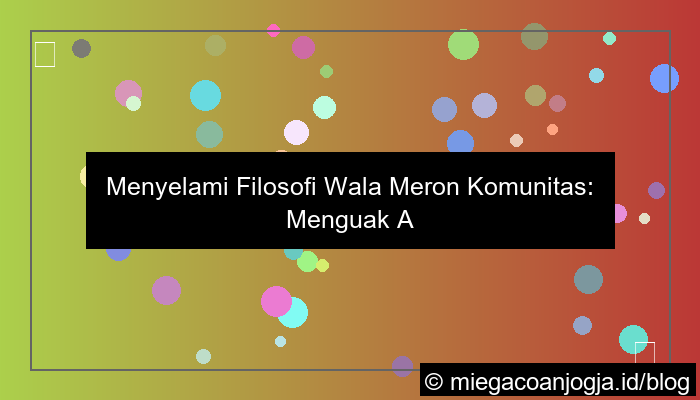 gambar wala meron komunitas