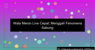 wala meron live cepat