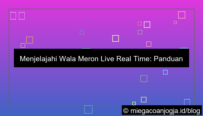 ilustrasi wala meron live real time