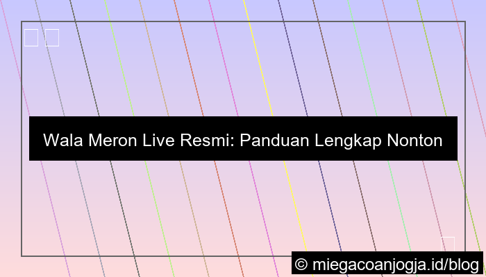wala meron live resmi