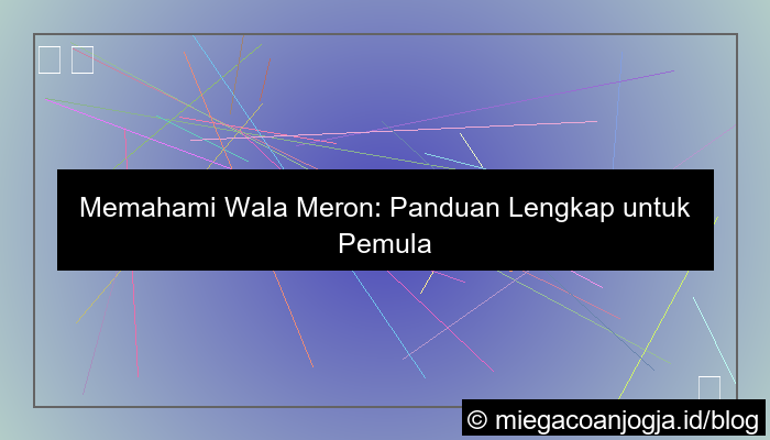 wala meron panduan lengkap pemula