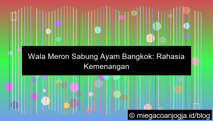 grafik wala meron sabung ayam bangkok