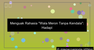 ilustrasi wala meron tanpa kendala