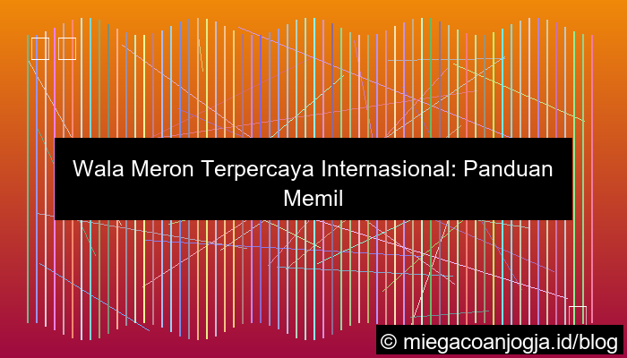wala meron terpercaya internasional