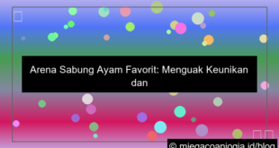 sabung ayam arena favorit