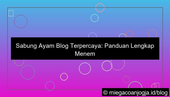 sabung ayam blog terpercaya