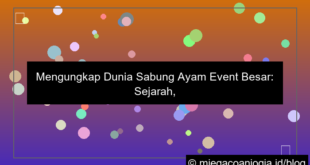 sabung ayam event besar