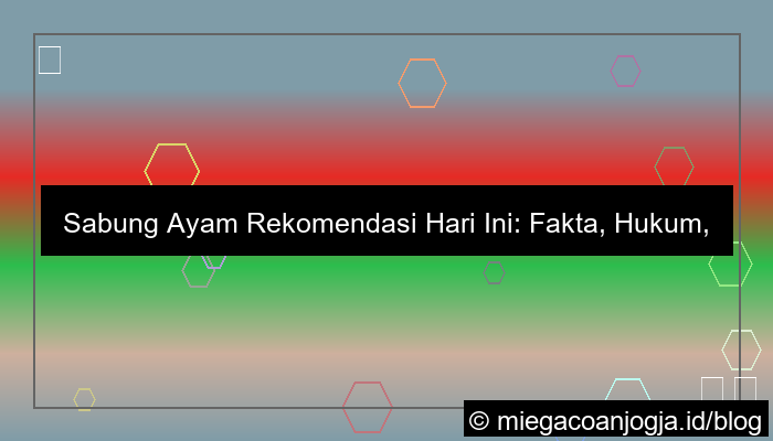 grafik sabung ayam rekomendasi hari ini