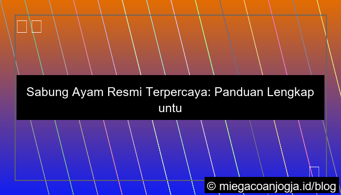sabung ayam resmi terpercaya