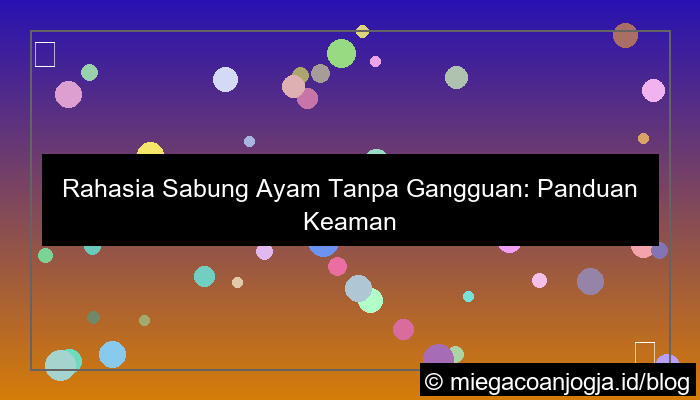 sabung ayam tanpa gangguan