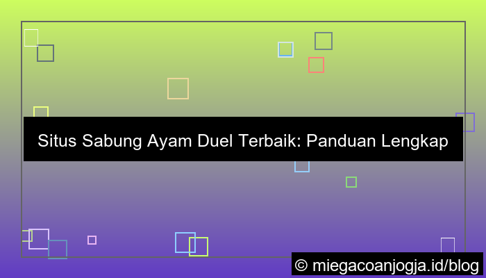 ilustrasi situs sabung ayam duel terbaik