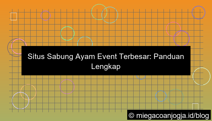 grafik situs sabung ayam event terbesar