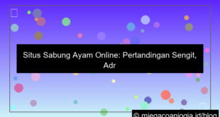 situs sabung ayam pertandingan sengit