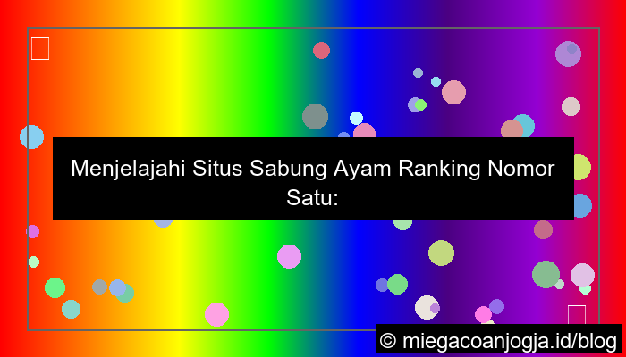 situs sabung ayam ranking nomor satu