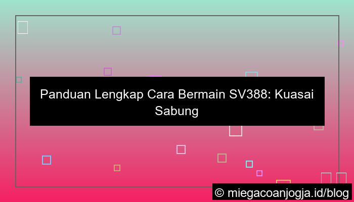 desain sv388 cara bermain