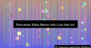 wala meron info live hari ini