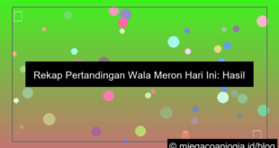 wala meron rekap pertandingan hari ini