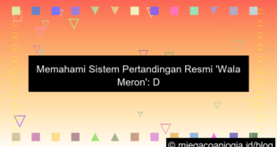 wala meron sistem pertandingan resmi